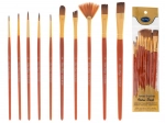 Set von 10 Schulmalpinseln