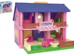 Plastik-Puppenhaus 37 cm Play House mit Zubehör