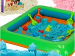 Kinetischer Sand in Box mit 1kg Sandkasten mit 27 Teilen