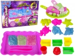 Kinsetsand Set mit bunten Formen