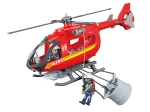 Feuerwehrhubschrauber mit Effekten 38 cm
