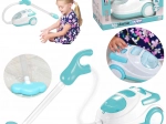 Kinderstaubsauger mit Saugfunktion, Licht und Sound – blau-weiß