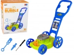 Seifenblasen-Rasenmäher – blauer Kinderrasenmäher mit Musik