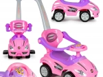 Kinder Laufrad 3 in 1 Deluxe mit Lenker und Musikpanel - rosa