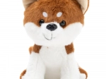 Plüschhund Shiba Inu braun-weiß 20 cm
