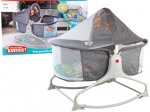 Multifunktionale Babywippe und Wiege 2-in-1 mit Spielmatte