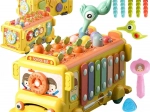 Interaktiver Montessori-Bus 6-in-1 für Kinder ab 18 Monaten