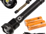 Militärische Taktische Taschenlampe Bailong XHP90 mit Power Zoom