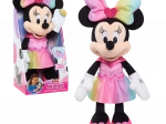 Sprechende Minnie Maus Plüschfigur mit glänzendem Kleid