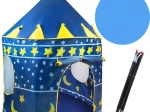 Kinderzelt – blaue Burg für Zuhause und Garten