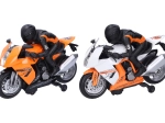 Rennmotorrad mit Fahrer 28 cm mit Licht und Sound