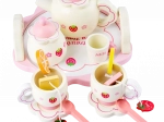 Hölzernes Tee-Set für Kinder