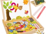 Multifunktionale hölzerne magnetische Tafel für Kinder