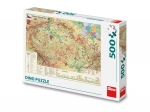 Dino Puzzle Karte der Tschechischen Republik 500 Teile
