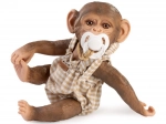 Realistisches Affenbaby mit Ganzvinylkörper 32 cm
