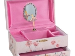 Goki Spieluhr-Schmuckkästchen Pixie – Mohnblumen, Melodie Schwanensee