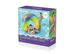 Bestway aufblasbarer Schwimmring Rainbow mit Haltegriffen 119 cm