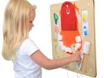 Masterkidz Wand-Sensoriktafel Mundhygiene Zähne Flex Montessori