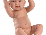 Llorens New Born Mädchen – realistische Babypuppe, Vollvinylkörper 40 cm