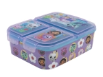 Lunchbox lila Gabby's Dollhouse mit 3 Fächern