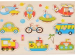 Holzeinlegepuzzle Verkehr