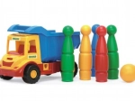 Kippwagen Multi Truck mit Kegeln