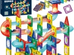 Woopie magnetischer Konstruktionsbausatz 3D-Kugelbahn mit 105 Teilen
