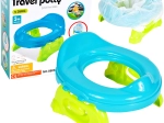 Reisetöpfchen für Kinder mit Einwegbeuteln, blau