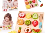 Montessori-Holzset zum Schneiden von Obst Classic World, 20 Teile
