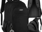 Schulrucksack 22 l schwarz