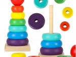 Holz-Regenbogen-Steckturm