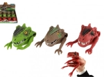 Silikon-Fingerpuppe Dinosaurier, 3 Farben