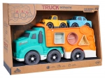 Eco-Abschleppwagen mit Formensortierer und Autos