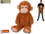 Plüschaffe 80 cm Plush Friends hellbraun