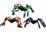 Farbige Spinne für Halloween 75 cm
