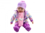 Baby-Puppe Mädchen mit Winterkleidung – 1 Stück