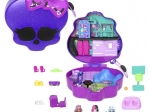 Polly Pocket Kompakt Monster High Schädel mit Skatepark und Schule