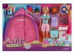 Puppe mit Zelt und Effekten Set 30 cm