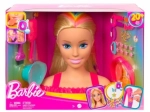 Barbie Stylingkopf, neonfarbenes regenbogenblondes Haar