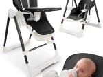 Nukido Elite schwarze 3-in-1 Kinder-Hochstuhl