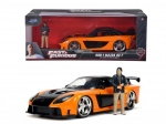 Schnell und wütend Modellauto 1997 Mazda RX-7 mit Figur Han Lue