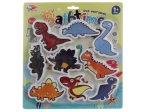 Wassertattoos Dinosaurier - 1 Stück