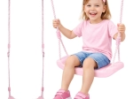 Kunststoff-Kinderschaukel KRUZZEL, rosa