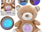 Woopie Baby Plüschbär mit Projektor und Schlafliedern 2-in-1