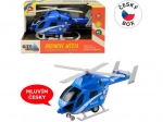 Polizeihubschrauber mit Aufziehmotor, Licht und Sound, 20 cm
