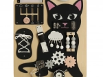 Lulilo Sensorik-Tafel Katze für Kinder