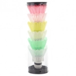 Badminton-Federbälle – Set mit 6 Stück