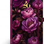 Notique Tagebuch und Notizbuch Lila Blumen 2026