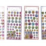 Gesichtsaufkleber – Motiv-Mix