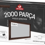 Puzzle-Rahmen 96x68 cm braun